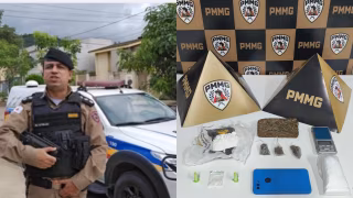 Vídeo: PM detalha prisão de jovem de 23 anos suspeito de homicídio e tráfico de drogas em Coronel Fabriciano