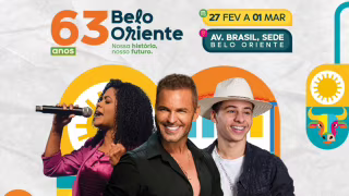 Belo Oriente celebra 63 anos com shows, torneios e entregas de melhorias