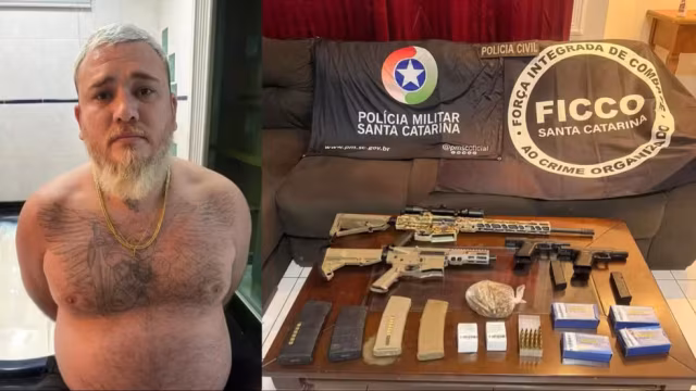 FICCO prende em MS líder do PGC foragido por homicídios e com arsenal em “bunker”