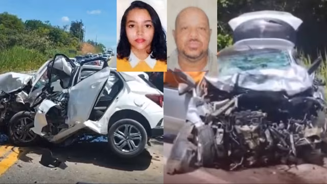 Colisão frontal na BR-101 em Caravelas deixa três mortos e três feridos