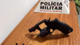 Comerciante é preso com revólver calibre .38 e munições em Açucena