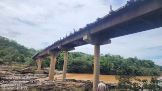 Prefeitura de Marliéria embarga obras da Ponte Queimada por irregularidades técnicas