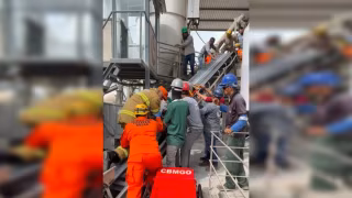 Funcionário morre após máquina de cimento ser ligada com ele dentro