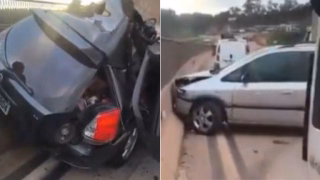 Vídeo: engavetamento com quatro veículos na BR-381 deixa mulher morta em Bom Jesus do Amparo