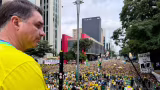Com pautas difusas, ato na Paulista tenta mostrar união em torno de Flávio Bolsonaro