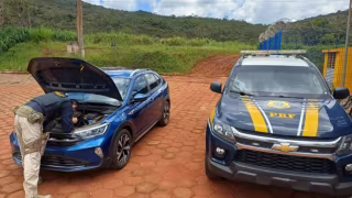 PRF recupera VW Nivus roubado com placas clonadas na BR-040, em MG