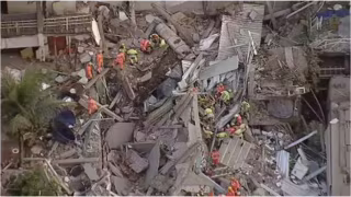 Lar de idosos desaba em BH e deixa um morto; bombeiros buscam vítimas sob escombros