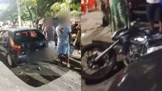 Vídeo: mulher é presa por dirigir embriagada após colisões em veículos e danos em praça pública em Ipatinga