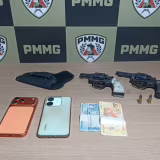 PM prende homem e apreende adolescente suspeitos de tentativa de homicídio em Piedade de Caratinga