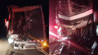 Acidente entre ônibus e caminhão de carvão deixa cinco feridos graves na BR-040, em MG
