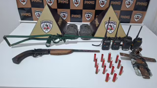 PM identifica suspeito de tentativa de homicídio e apreende armas artesanais em Timóteo