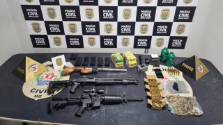 Polícia Civil prende homem por posse de armas de calibre restrito em Timóteo