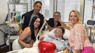 Marquito comemora 66 anos no hospital ao lado da família