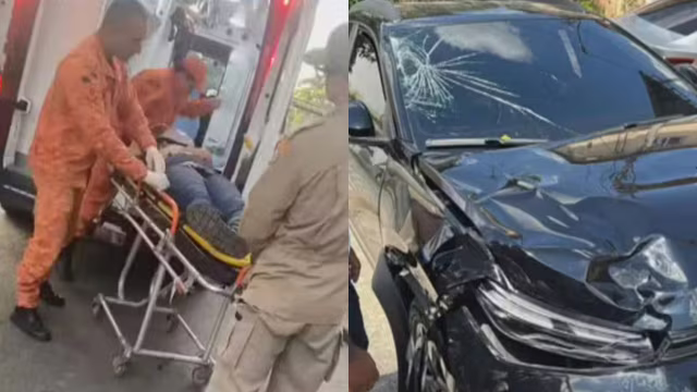 Homem é preso por tentativa de feminicídio após atropelar ex-companheira de propósito em Campo Grande, no Rio