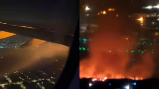 Passageiros registraram o momento em que um motor de avião explode em SP; veja modelo do Airbus