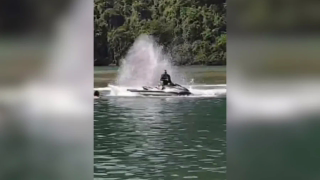 Polícia investiga homem suspeito de tentar agredir esposa com jet-ski em praia de Bertioga