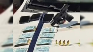 Dois homens são presos com arma, cocaína e quase R$ 12 mil dentro de cemitério em Taguatinga (DF)