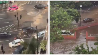Temporal causa alagamentos e deixa trechos intransitáveis em Belo Horizonte