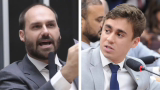 Seif e Nikolas trocam farpas por veto da Dosimetria e Eduardo Bolsonaro entra na disputa