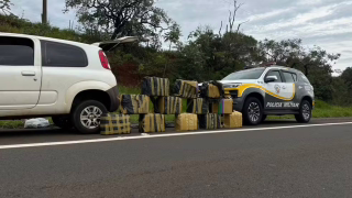 Motorista é preso com 314,6 kg de maconha na SP-272 durante Operação Impacto