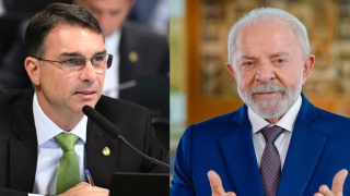 Pesquisa Futura/Apex mostra Flávio Bolsonaro à frente de Lula em simulação de 2º turno