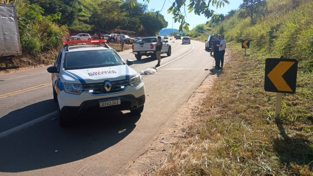 Pedestre de 63 anos morre após ser atropelado na BR-458, em Iapu