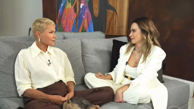 Ana Paula Renault se emociona ao encontrar Xuxa após convite nas redes