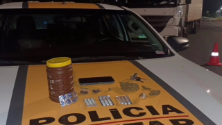 Motorista é preso com rebite e maconha durante blitz na BR-381, em Ipatinga