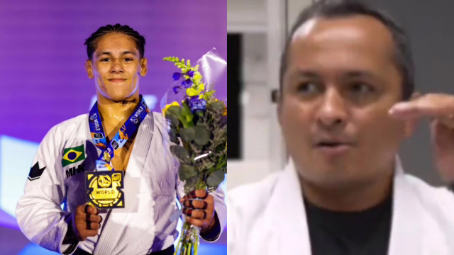 Lutador campeão de jiu-jítsu comenta prisão do pai, acusado de abuso