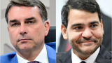 Flávio Bolsonaro questiona Jorge Messias sobre atuação da AGU em fraudes no INSS durante sabatina ao STF