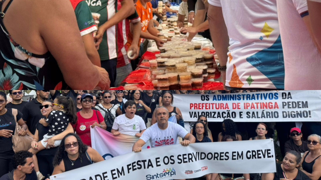 Ipatinga celebra 62 anos no Parque Ipanema com 10 mil bolos de pote e protesto de servidores durante coletiva