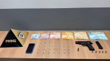 PM apreende pistola 9mm e cocaína em Manhuaçu; suspeito foge pelo rio