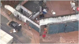 Rompimento de adutora alaga ruas, invade casas e arrasta carros em Osasco