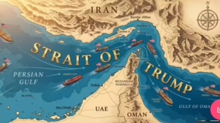 Trump repostou imagem que renomeia Estreito de Hormuz como “Estreito de Trump” em meio a tensão com Irã