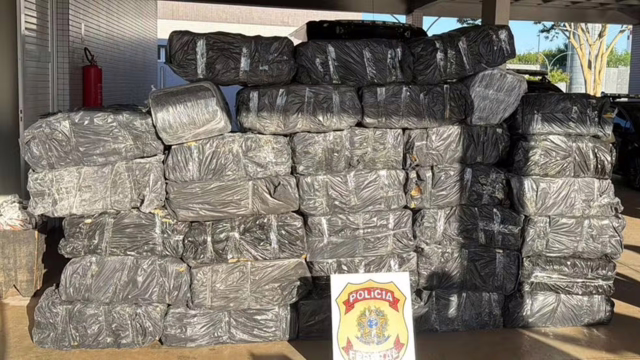 PF apreende mais de 1 tonelada de maconha escondida em carga na SP-310; motorista é preso