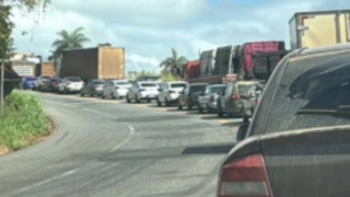 Obras na BR-381 causam retenções e exigem paciência de motoristas nesta segunda