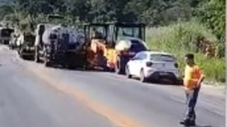 Obras na BR-381 em MG  geram retenções de até 2 horas