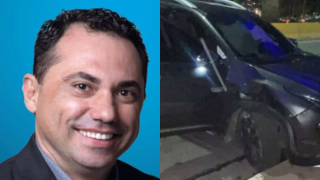 Ex-vereador bate em três carros, atropela motociclista e foge após sequência de acidentes em Diadema