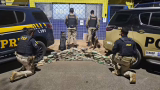 PRF desmonta pneus de caminhão e localiza carga de cocaína e crack em Minas Gerais