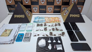 Operação em Timóteo detém dois suspeitos e apreende cocaína, skank e dinheiro