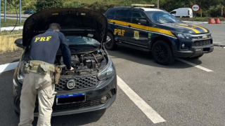 PRF recupera Fiat Argo furtado e identifica placas clonadas na BR-381, em MG