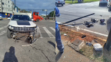Colisão entre moto e carro mobiliza resgate em Ipatinga