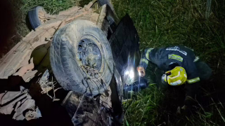 Capotamento na BR-369 mata motorista de 61 anos entre Campo Belo e Aguanil