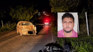 Motociclista morre em colisão frontal com carro na MG-329, em Raul Soares