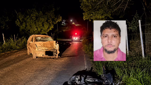 Motociclista morre em colisão frontal com carro na MG-329, em Raul Soares
