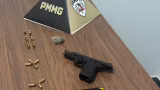 Suspeito de feminicídio é preso em Naque; PM apreende pistola 9mm e drogas