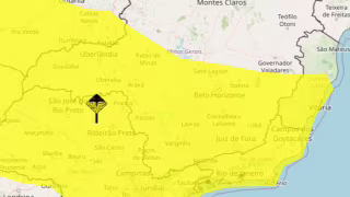 Inmet alerta para tempestade em BH e 595 cidades de MG; risco inclui granizo e ventos fortes