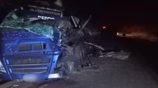 Batida entre carretas na MGC-455 mata motorista de 39 anos no Triângulo Mineiro