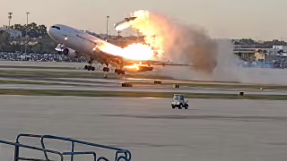 NTSB divulga novas imagens de queda de avião da UPS; motor se solta na decolagem