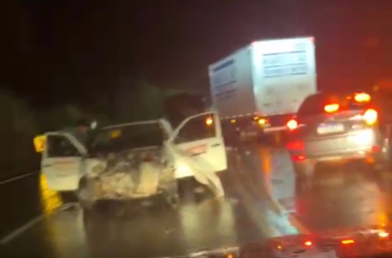 Trânsito ficou congestionado